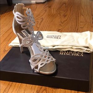 Never-been-worn Badgley Mischka Teri Sandal 6.5